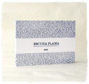 Escura Flama :: Caixa de serigrafias baseada no livro O SUSTO de Agustina Bessa-Luís