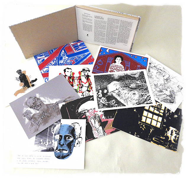 Escura Flama :: Caixa de serigrafias baseada no livro O SUSTO de Agustina Bessa-Luís - Image 2